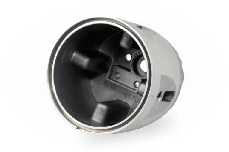 Precision-engineered aluminum die cast LED heat sink with optimized fin geometry for maximum thermal dissipation and component longevity.